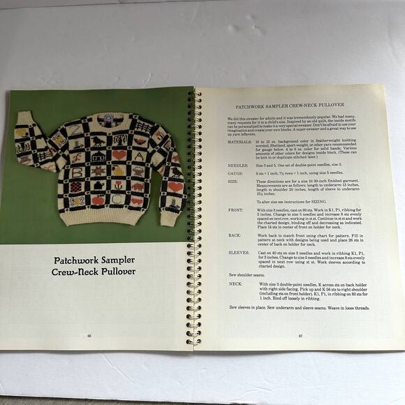 Countryknits Kids Carol Huber 1987 24 Patterns Sweaters American Folk Designs - Picture 7 of 13